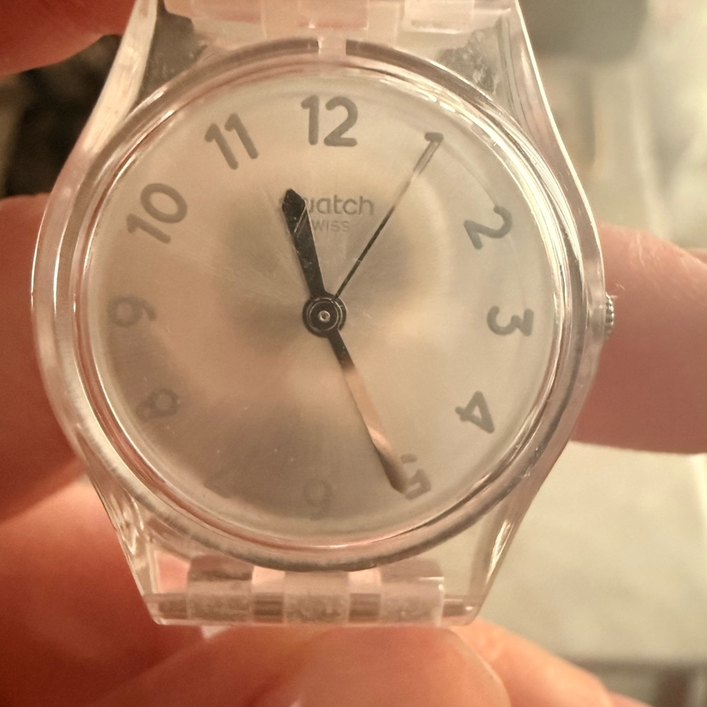 Swatch Transparent Sparkle Watch